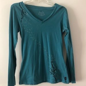 Prana V neck LS T-shirt